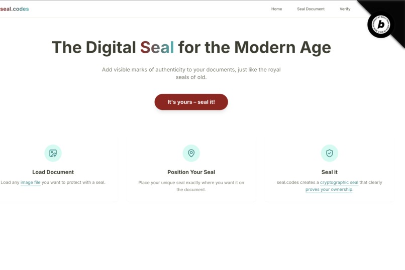 seal.codes - Digital Seals for the Modern Age – screenshot 1