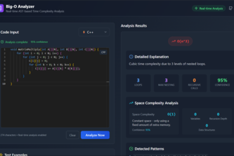 AlgoInsight: Big-O Analyzer