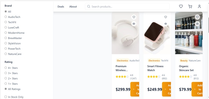 A Personalized E-Commerce Experience – screenshot 3
