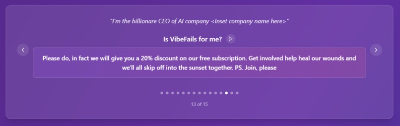 VibeFails – screenshot 1