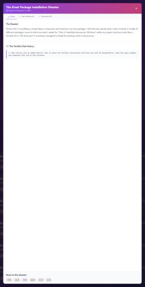 VibeFails – screenshot 2