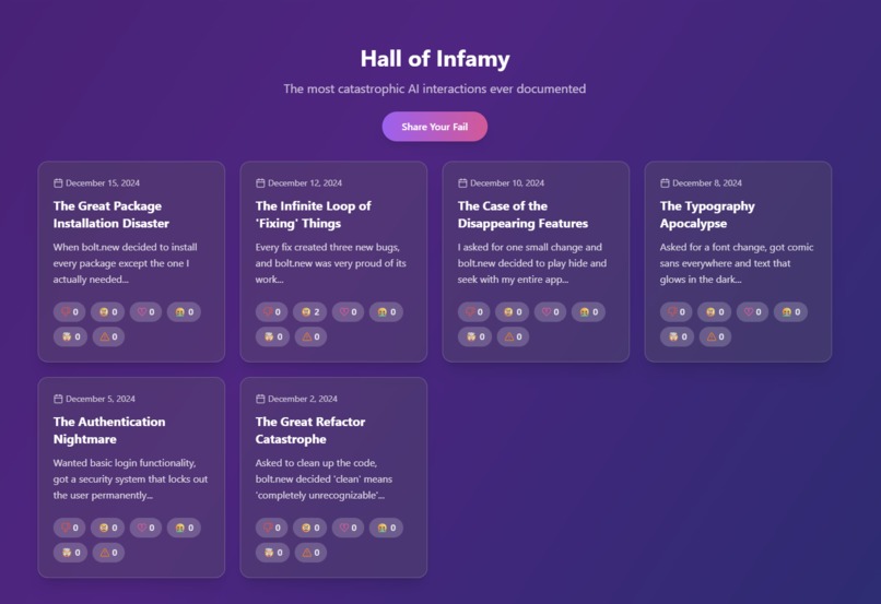 VibeFails – screenshot 4