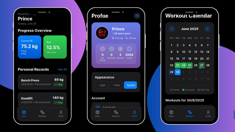 Measure fitness – screenshot 1