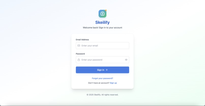 Skeilify - AI-powered document management app – screenshot 1