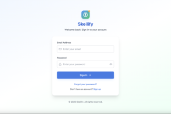 Skeilify - AI-powered document management app