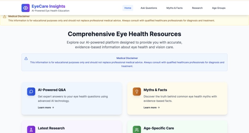 EyeCare Insights – screenshot 1