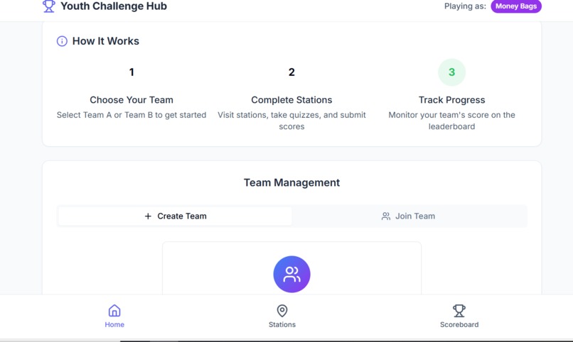 Youth Challenge Hub – screenshot 2