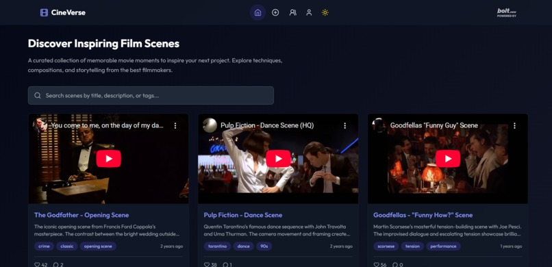 CineVerse - an app for Indie Filmmakers – screenshot 3