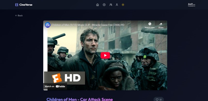 CineVerse - an app for Indie Filmmakers – screenshot 4