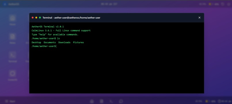 AetherOS – screenshot 5