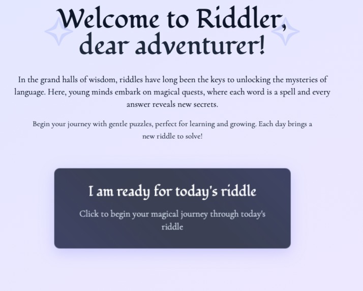 Guess My Riddle - Daily Game – screenshot 1