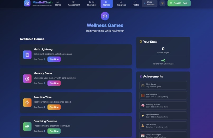 MindFulChain - AI-Powered-Mental-Wellness – screenshot 3