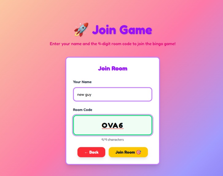 Meeting Bingo – screenshot 3