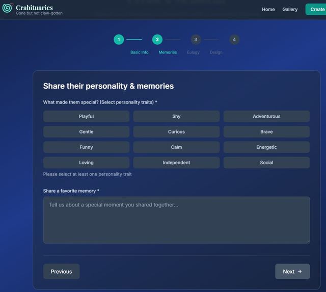 Crabituaries – screenshot 4