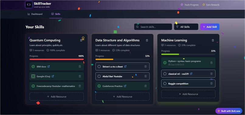 SkillTracker – screenshot 1
