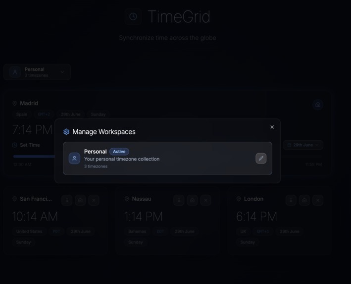 Time Grid – screenshot 2