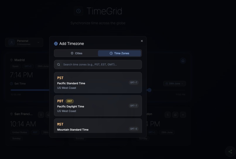 Time Grid – screenshot 5