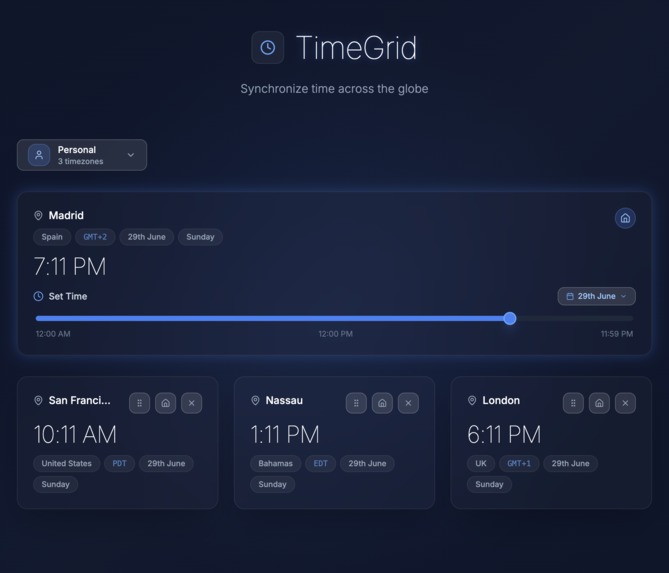 Time Grid – screenshot 6