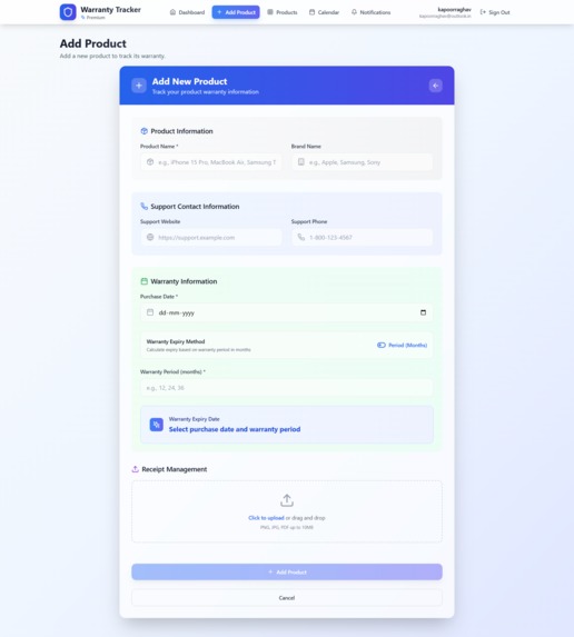 Warranty Tracker – screenshot 4