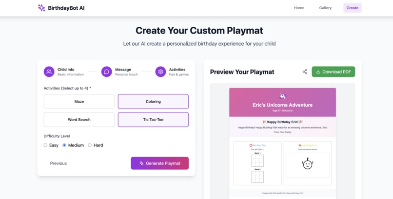 BirthdayBotAI – screenshot 3