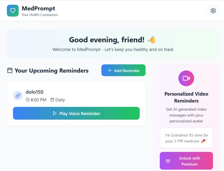 MedPrompt – screenshot 3