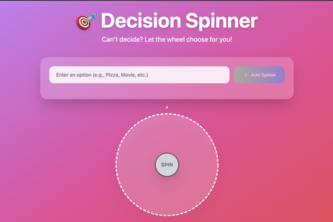 Decision Spinner