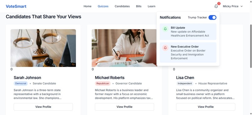 VoteSmart – screenshot 4