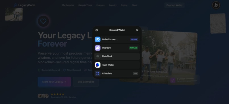 LegacyCode ~Preserving your Legacy on the Blockchain – screenshot 2