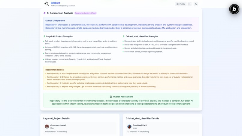 GitBrief – screenshot 7