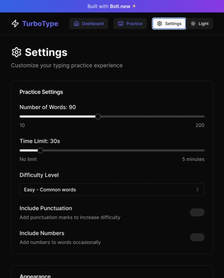 TurboType – screenshot 2