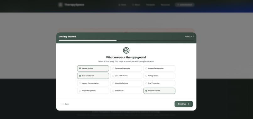 TherapySpace – screenshot 2