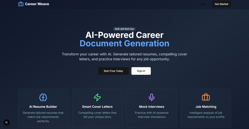 Career Weave – screenshot 1