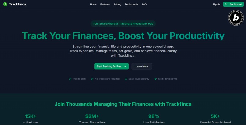 TrackFinca – screenshot 1