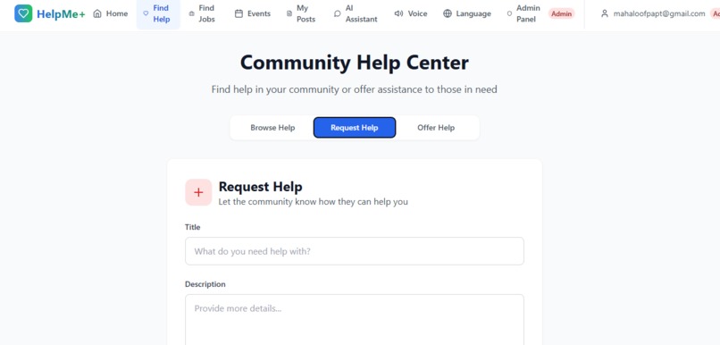 HelpMe – screenshot 2