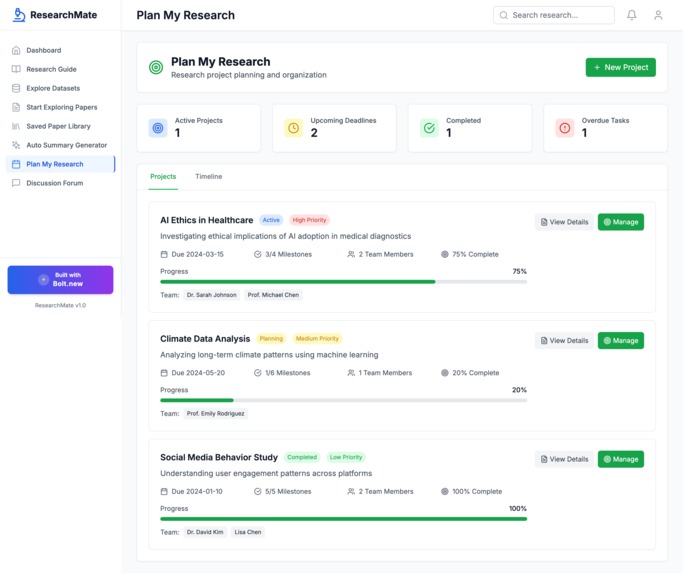 ResearchMate – screenshot 3