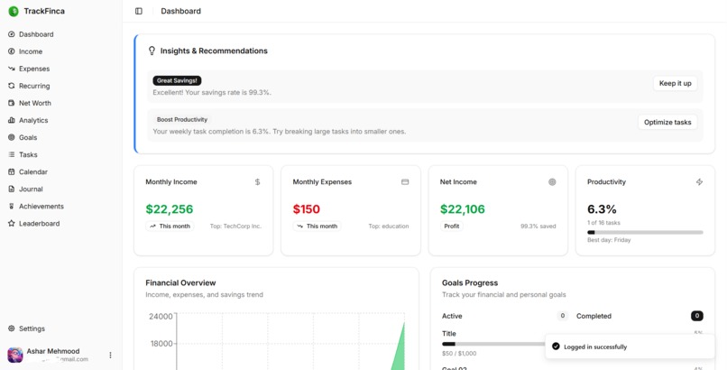 TrackFinca – screenshot 3