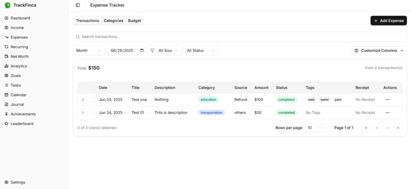 TrackFinca – screenshot 6