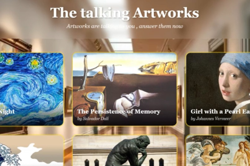 The talking artworks. – screenshot 1