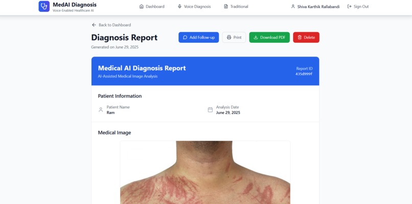 Med-AI: AI-Powered Preliminary Health Diagnosis Tool – screenshot 6