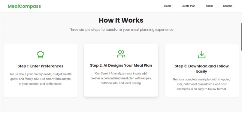 MealCompass AI – screenshot 1