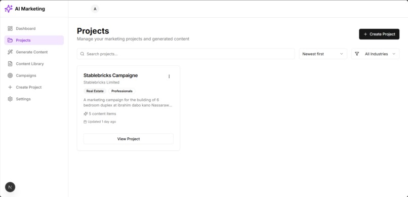 AI Marketer – screenshot 1