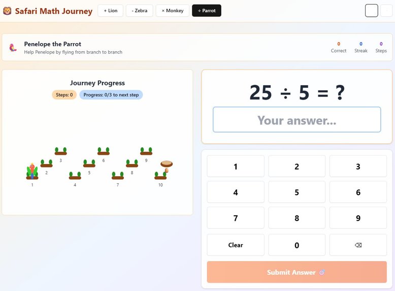 Safari Math Journey – screenshot 3