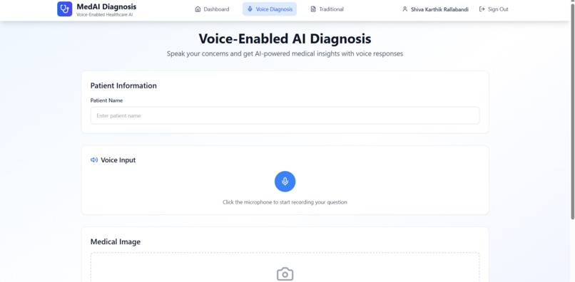 Med-AI: AI-Powered Preliminary Health Diagnosis Tool – screenshot 3