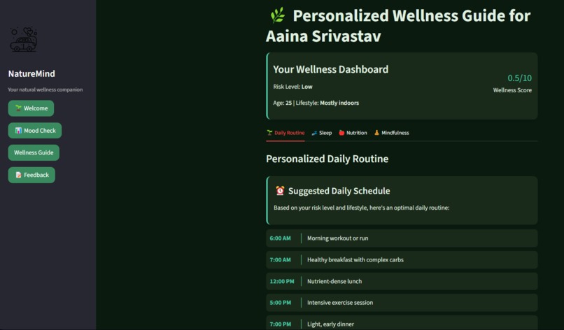 NatureMind-Your Wellness Companion – screenshot 5