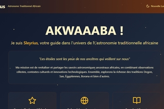 Sleyrius : AI Traditionnal and Ancestral African Astronomer