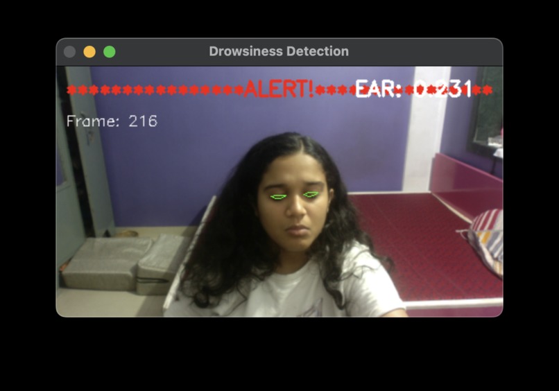 Drowsiness Detection System – screenshot 2