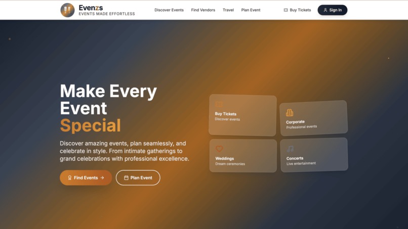 Event MarketPlace – screenshot 1