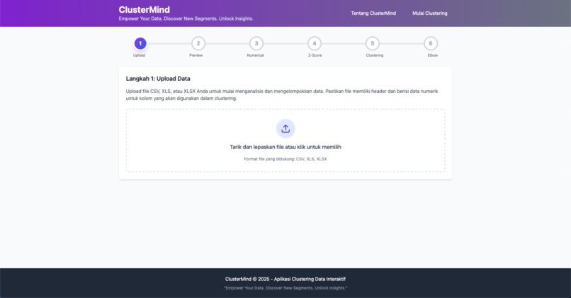ClusterMind – screenshot 2