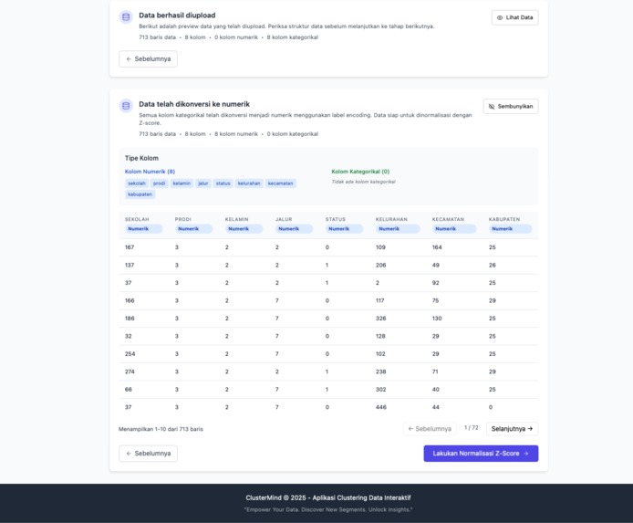 ClusterMind – screenshot 4
