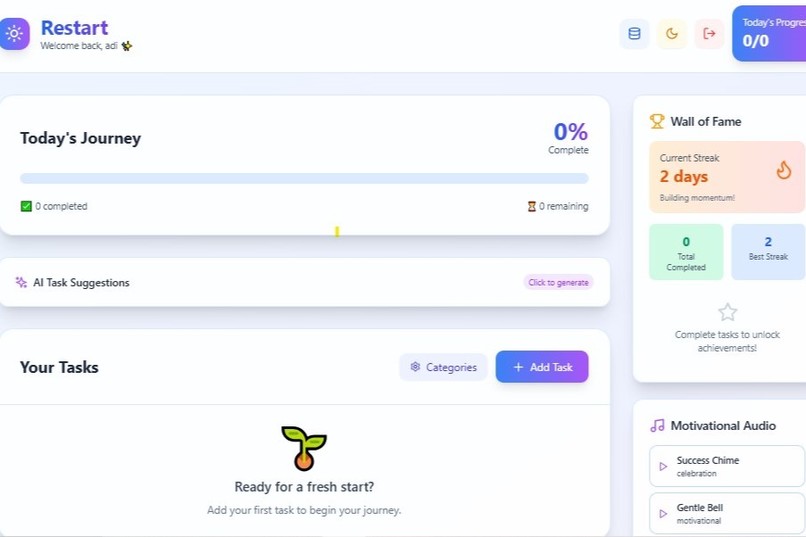 Restart – screenshot 1